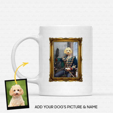 Personalized Dog Gift Idea - Royal Dog's Portrait 49 For Dog Lovers - White Mug